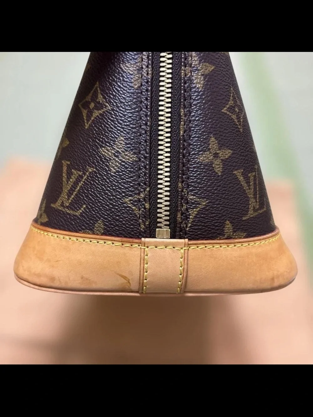 Louis Vuitton Brown Monogram Alma PM Handbag